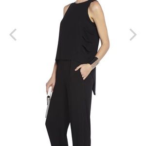 BGBC MAXAZRIA Callsion Cutout Black Jumpsuit S